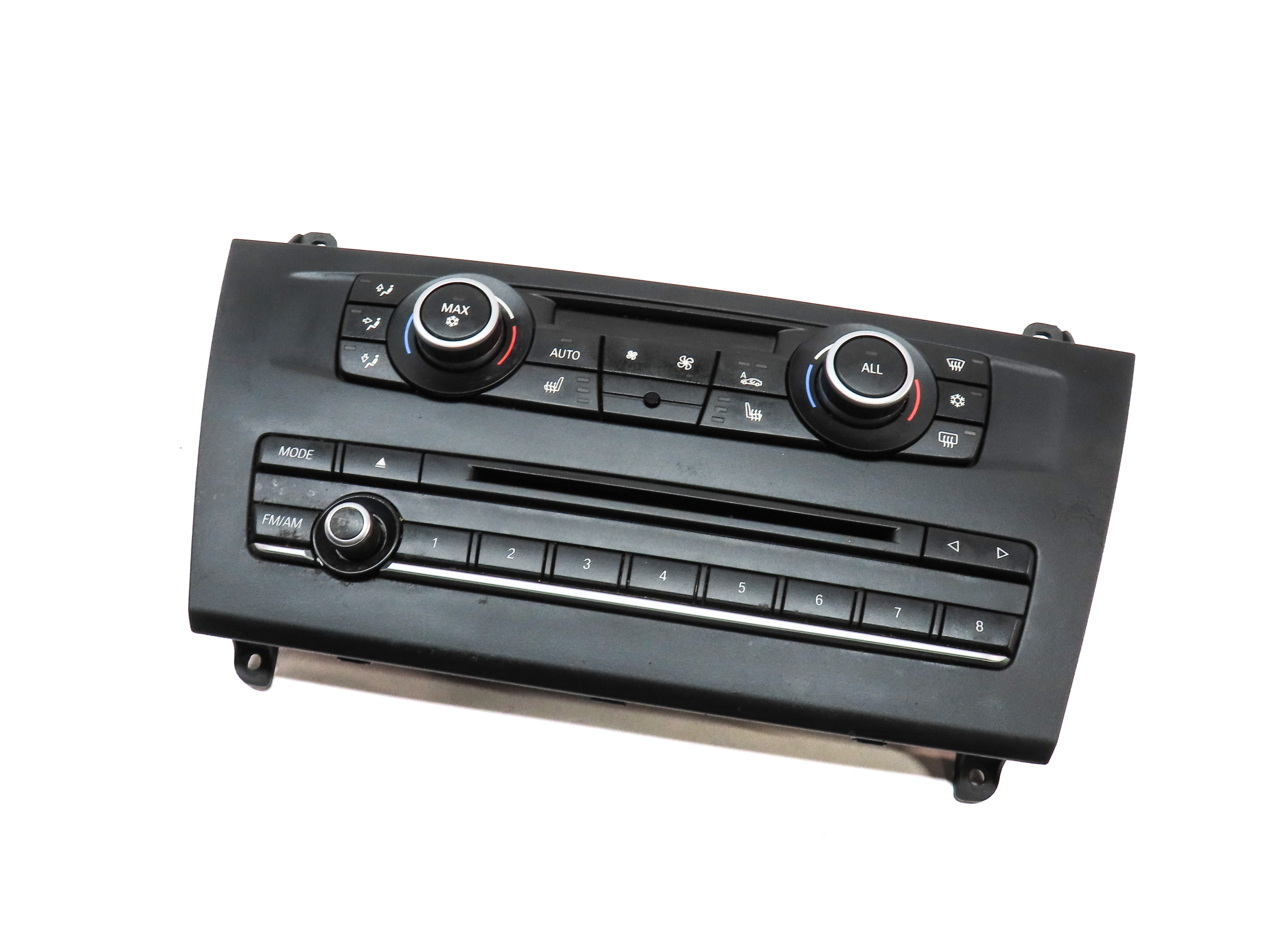 11-14 BMW X3 (F25) FRONT HEATER A/C TEMPERATURE CLIMATE CONTROL w/ HEATED SEAT — exact item pictured